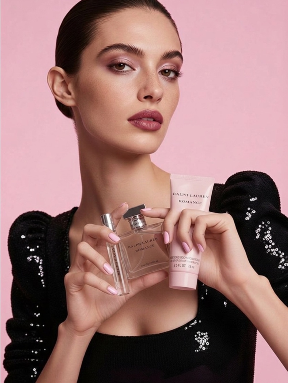 Ralph Lauren Romance perfum & Beauty Set in Soft Pink